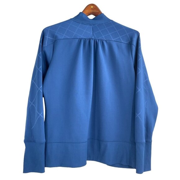 Nike Golf Dri Fit Blue Full Zip Collarless Jacket Mens Size Large Outdoor - Picture 4 of 13